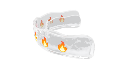 Made Hoops On Fire Mouthguard